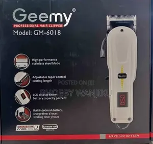 Professional Geemy Cordless Hair Clipper