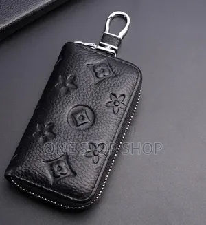 Compact Multifunctional Zippered Key Holder Pouch