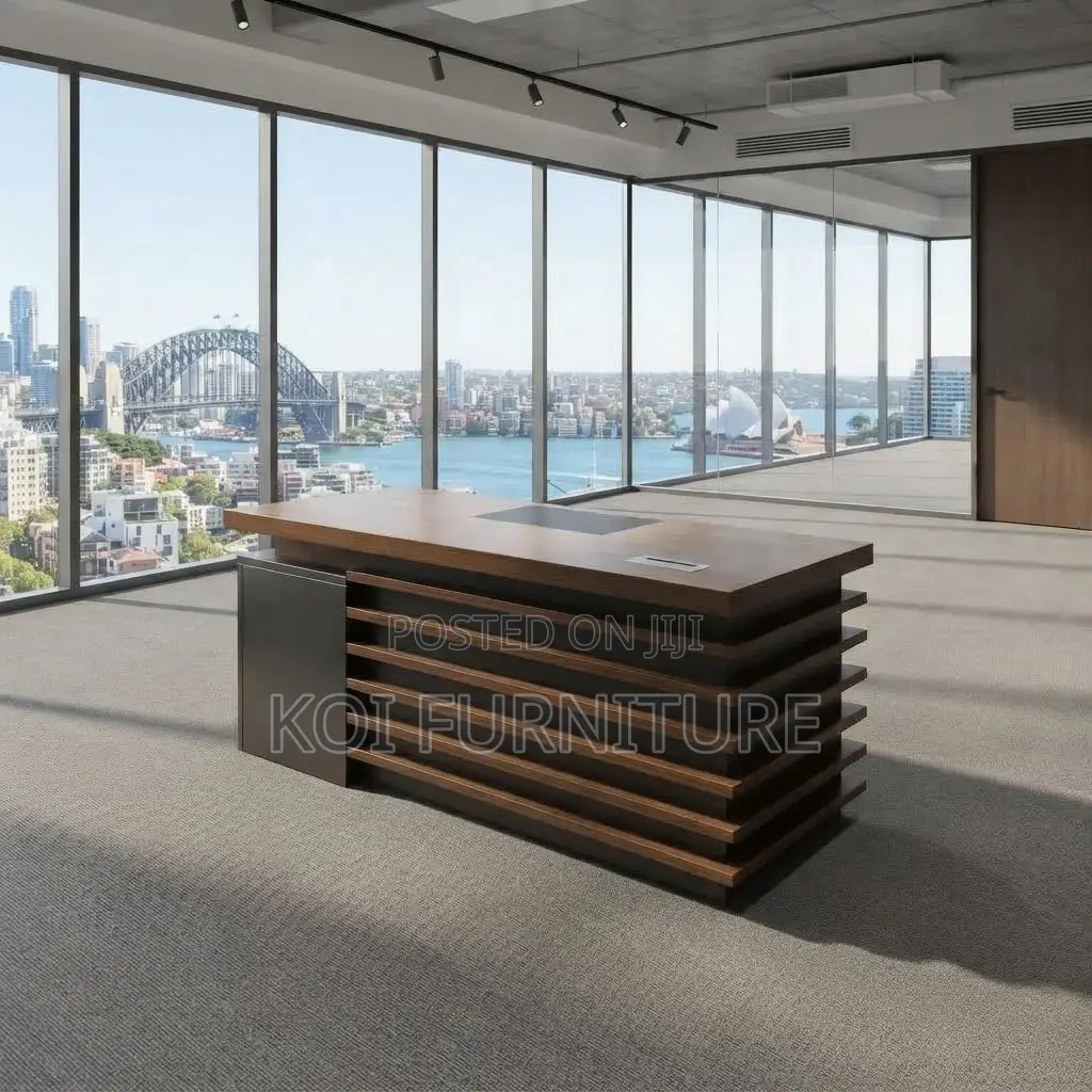 Office Desk; Style Golden Modern 1400mm Executive Home Office Desks