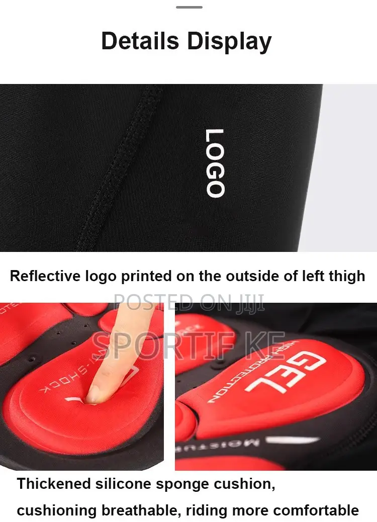 Men’s 5D Padded Gel Cycling Shorts