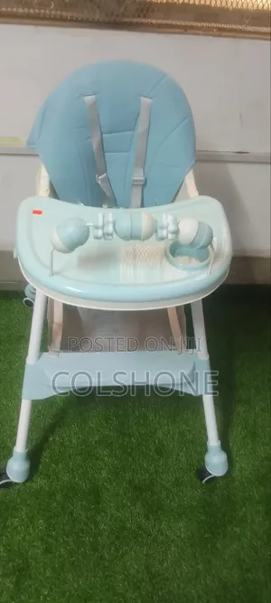 Baby High Chair With Tray Safety Harness