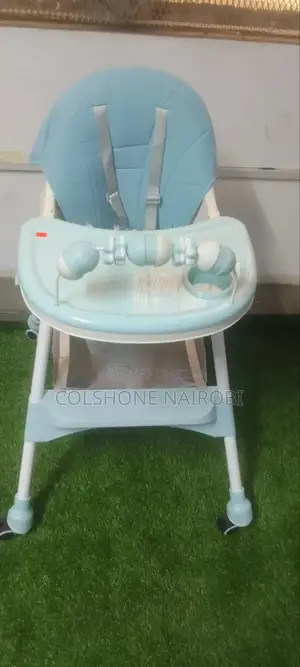 Baby High Chair With Tray Safety Harness
