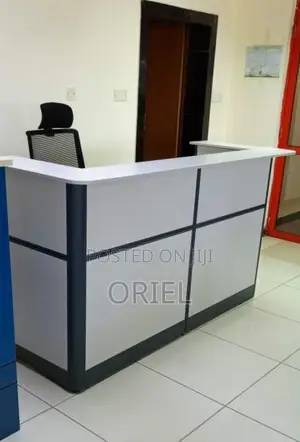 1.6M Office Reception Desk : Office Counter Imported Table