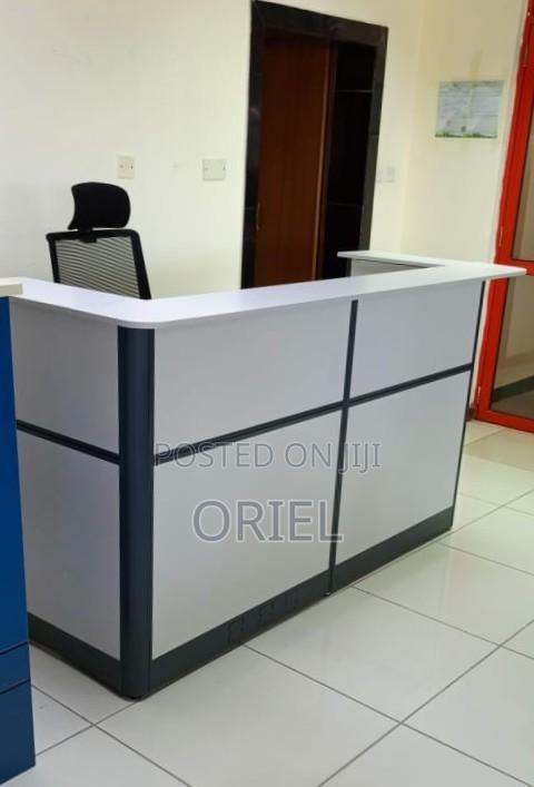 1.6M Office Reception Desk : Office Counter Imported Table - thumbnail 2