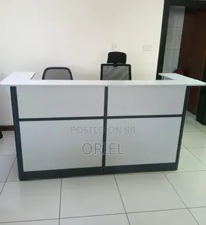 1.6M Office Reception Desk : Office Counter Imported Table