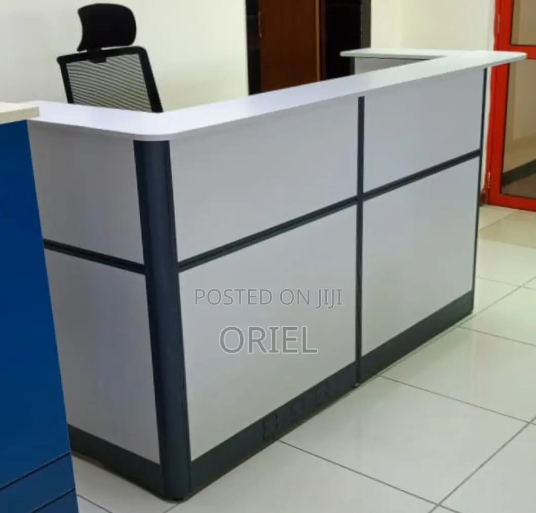 1.6M Office Reception Desk : Office Counter Imported Table