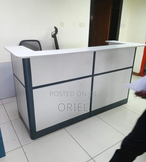 1.6M Office Reception Desk : Office Counter Imported Table - thumbnail 6