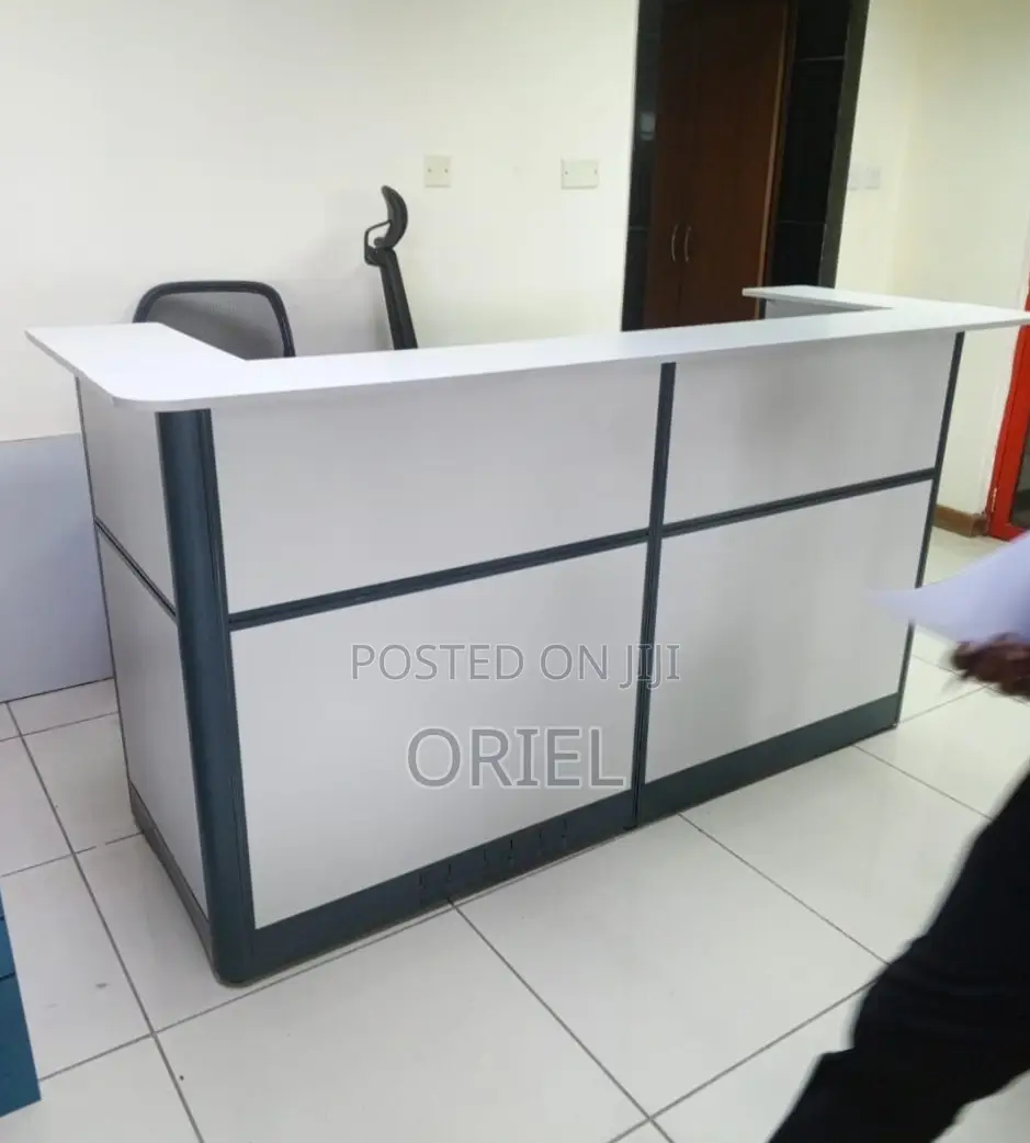1.6M Office Reception Desk : Office Counter Imported Table