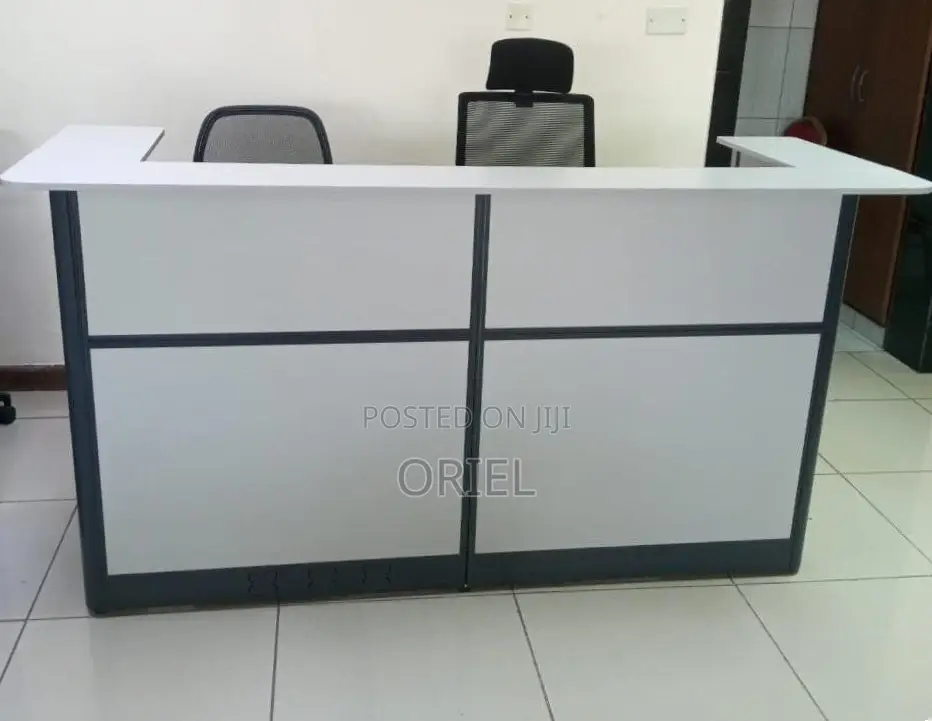 1.6M Office Reception Desk : Office Counter Imported Table