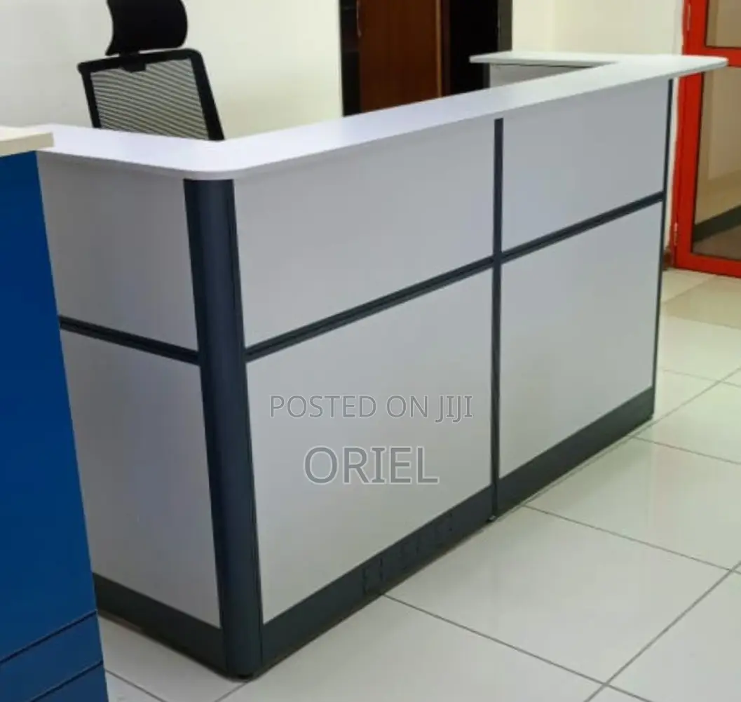 1.6M Office Reception Desk : Office Counter Imported Table