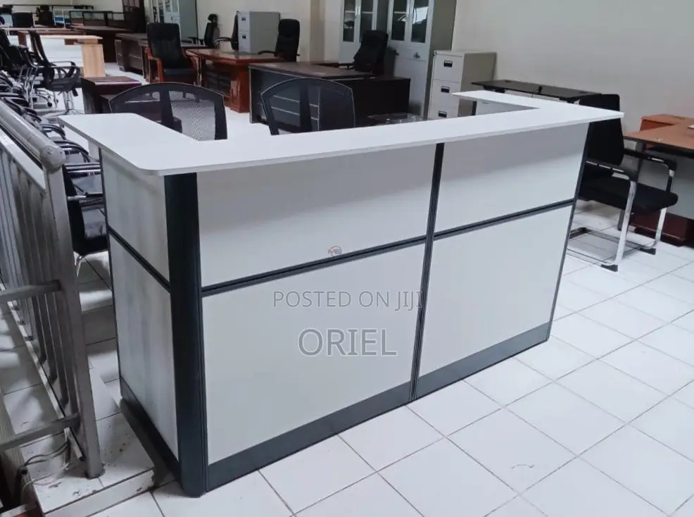 1.6M Office Reception Desk : Office Counter Imported Table
