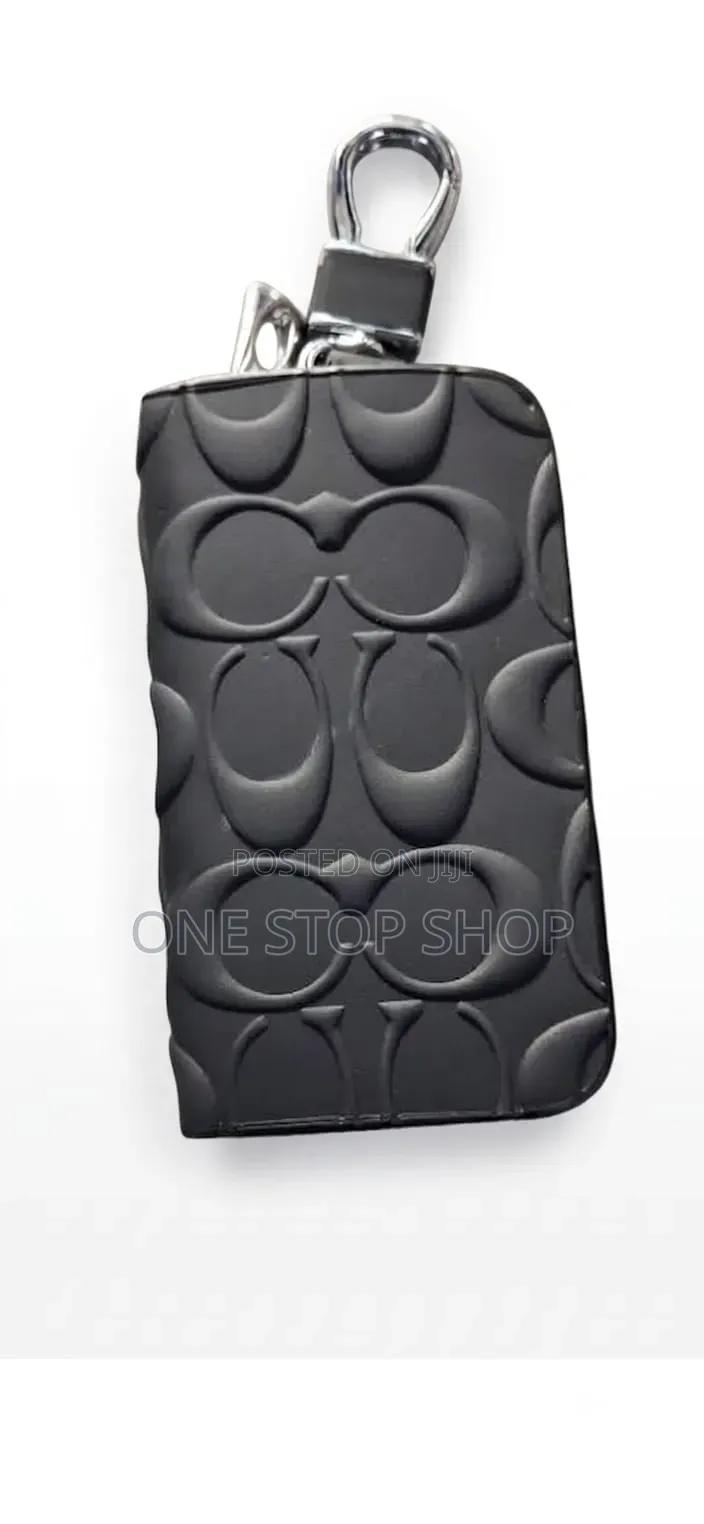 Different Key Leather Designer Casing With Sturdy Metallic Top Clip