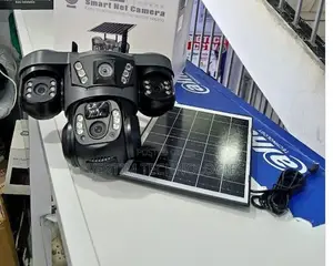 V380 Pro Triple Lens(3screens) Solar Powered Wireless Camera