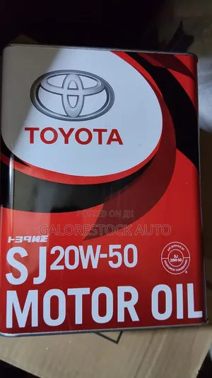 Toyota Genuine Motor Oil 20w-50 Api Sj — Petrol — Mineral Engine Oil.