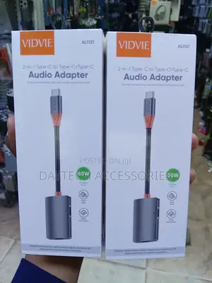 Vidvie 2-in-1 Type-C to Type-C Udio Adapter.