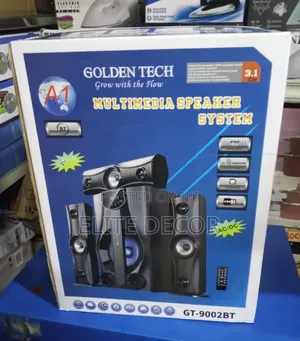 Golden Tech GT-9002BT 3.1CH Bluetooth Multimedia Speaker | USB/SD/FM