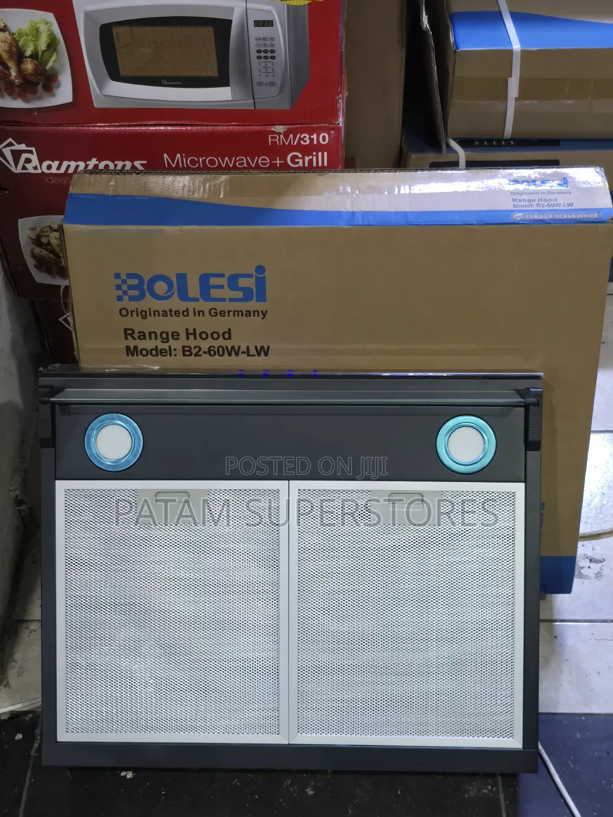 Bolesi Hood-Smoke Extractor B2-90w-SDJ-Lw 60cm