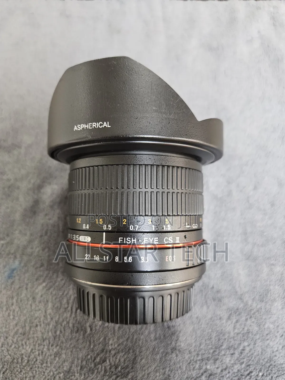 Rokinon 8mm T3.8 Cine UMC Fisheye CS II Lens for Canon EF Mount