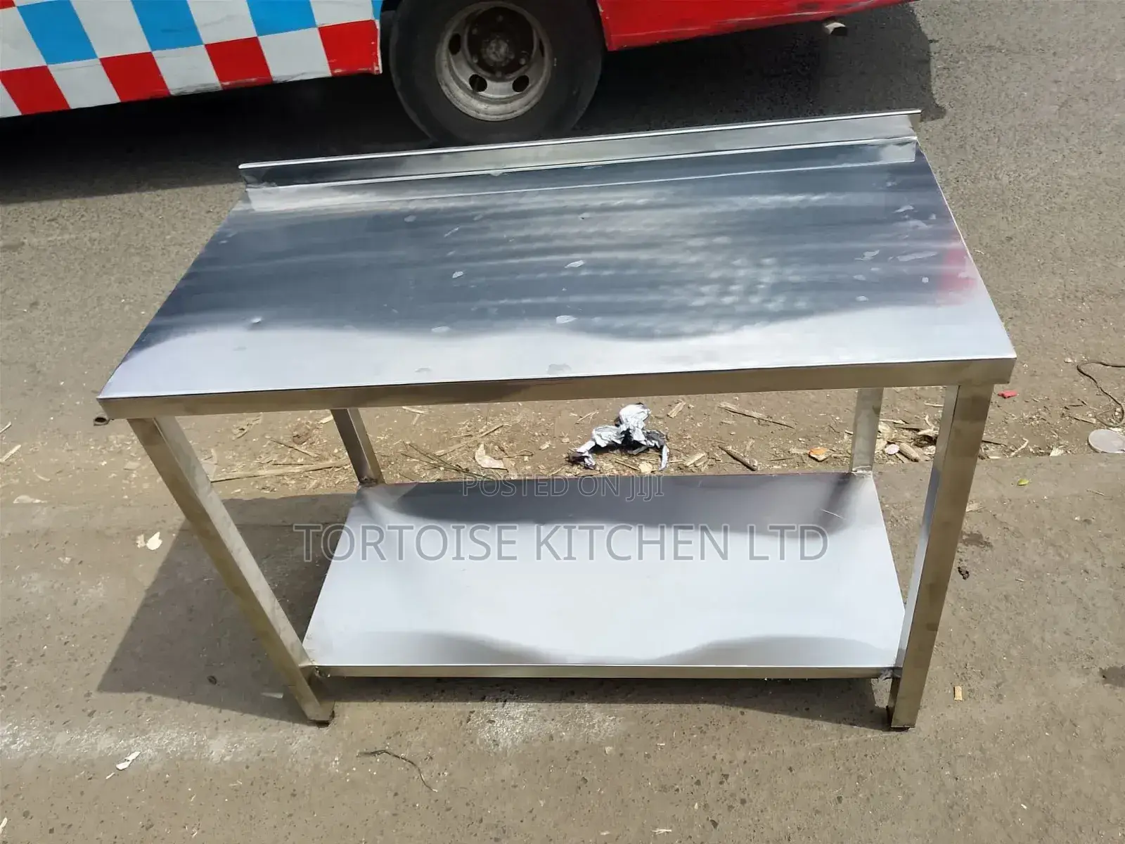 Stainless Steel Kitchen Work Table Size 1200mm by 600mm by 850mm