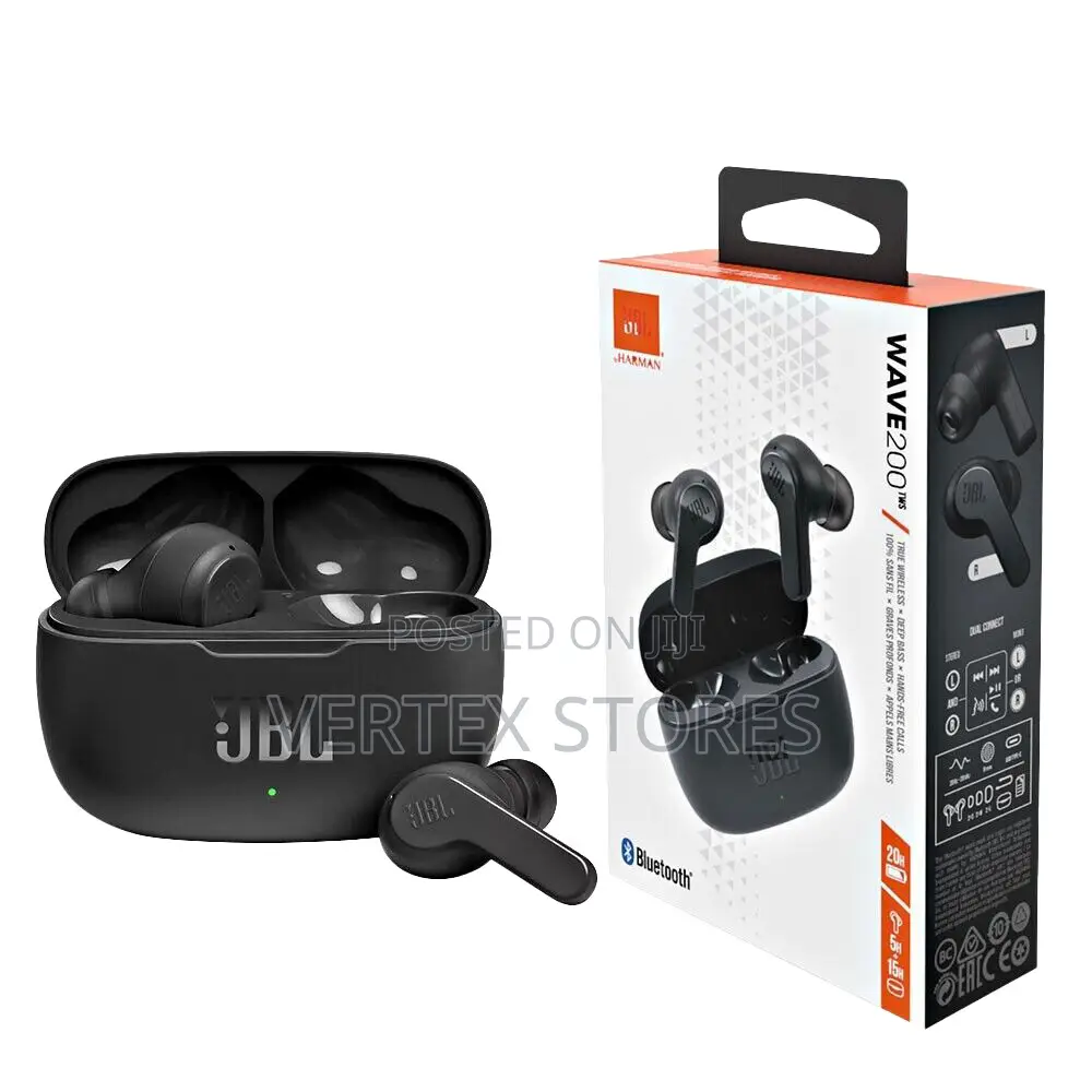 JBL WAVE True Wireless Buds -Black