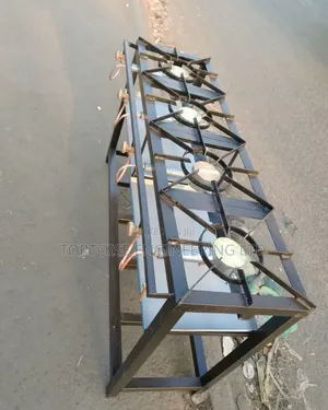 High Pressure Cooking Units 4 Burner Gas Cooker Size 1500mm by 600mm