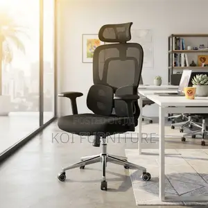 Office Chairs; Orthopedic Executive Fabric Star Office Chairs