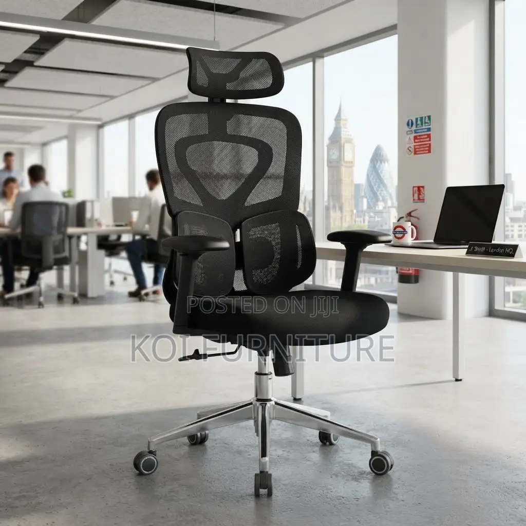 Office Chairs; Orthopedic Executive Fabric Star Office Chairs