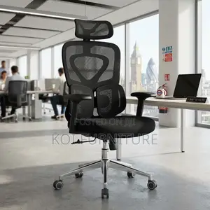 Office Chairs; Orthopedic Executive Fabric Star Office Chairs