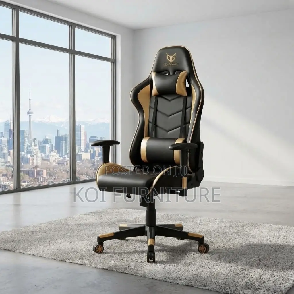 Office Chairs; High Backrest Ergonomic Leather Modern Streaming Chairs