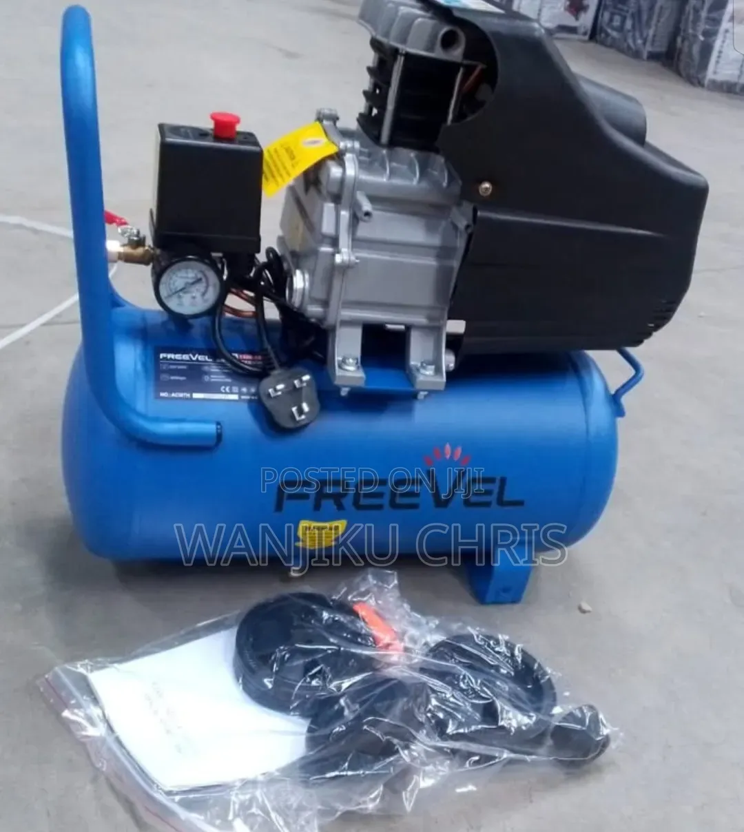 Freevel 25l Electric Air Compressor (DA1500-25) 2Hp 1500w