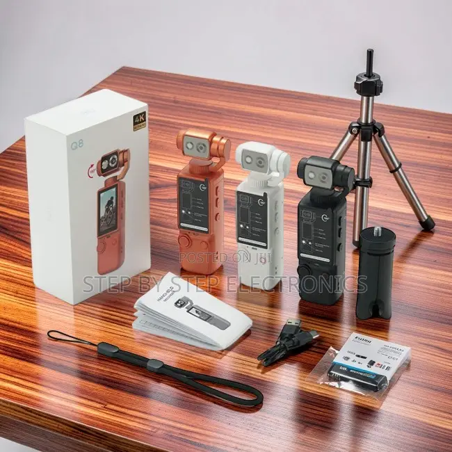 Low Light Performance Q6,Q7,Q8 Rotating Video Recording Action Cameras