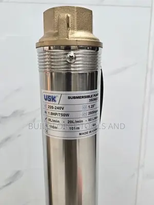 USK 1hp 3sdm2/27 Submersible Borehole/Deep Well Water Pump