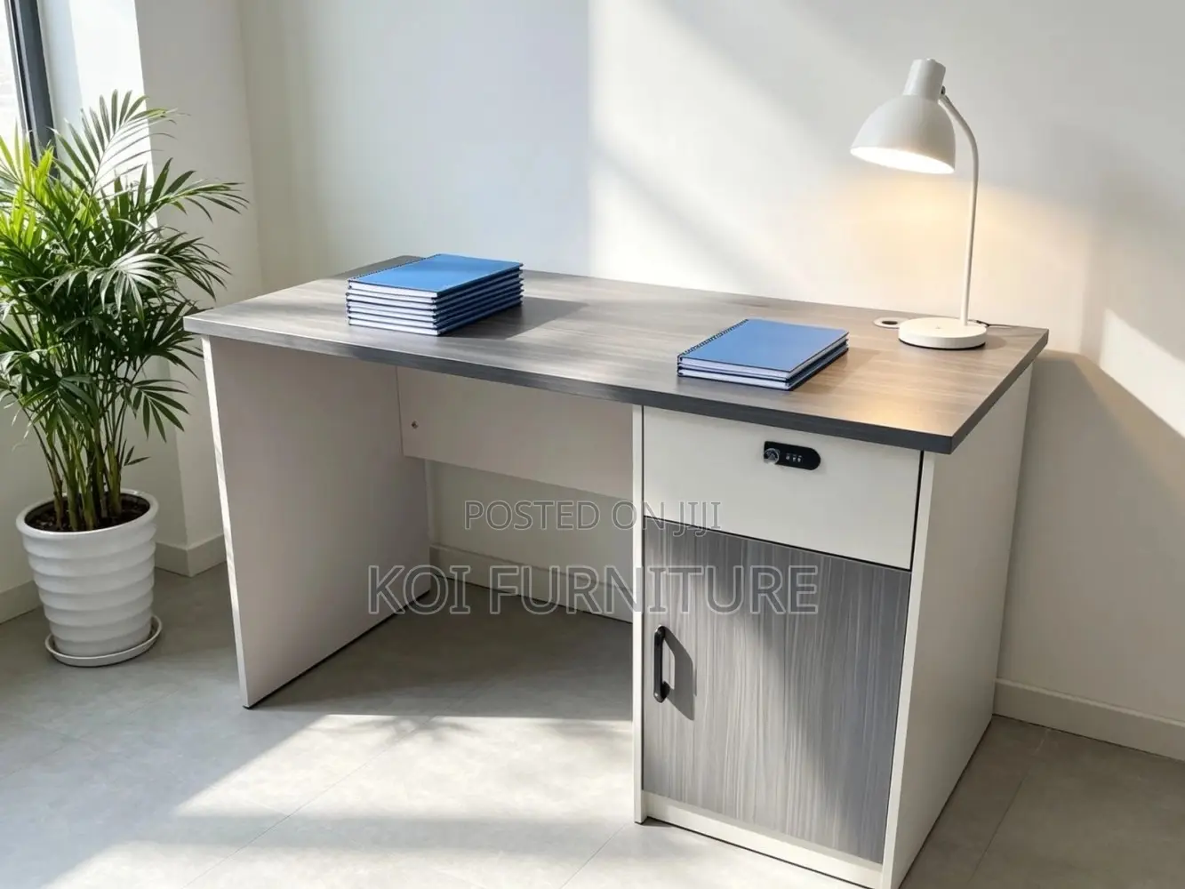 Office Desk; 1.2 Meters Executive Home Office Desks With a Cupboard