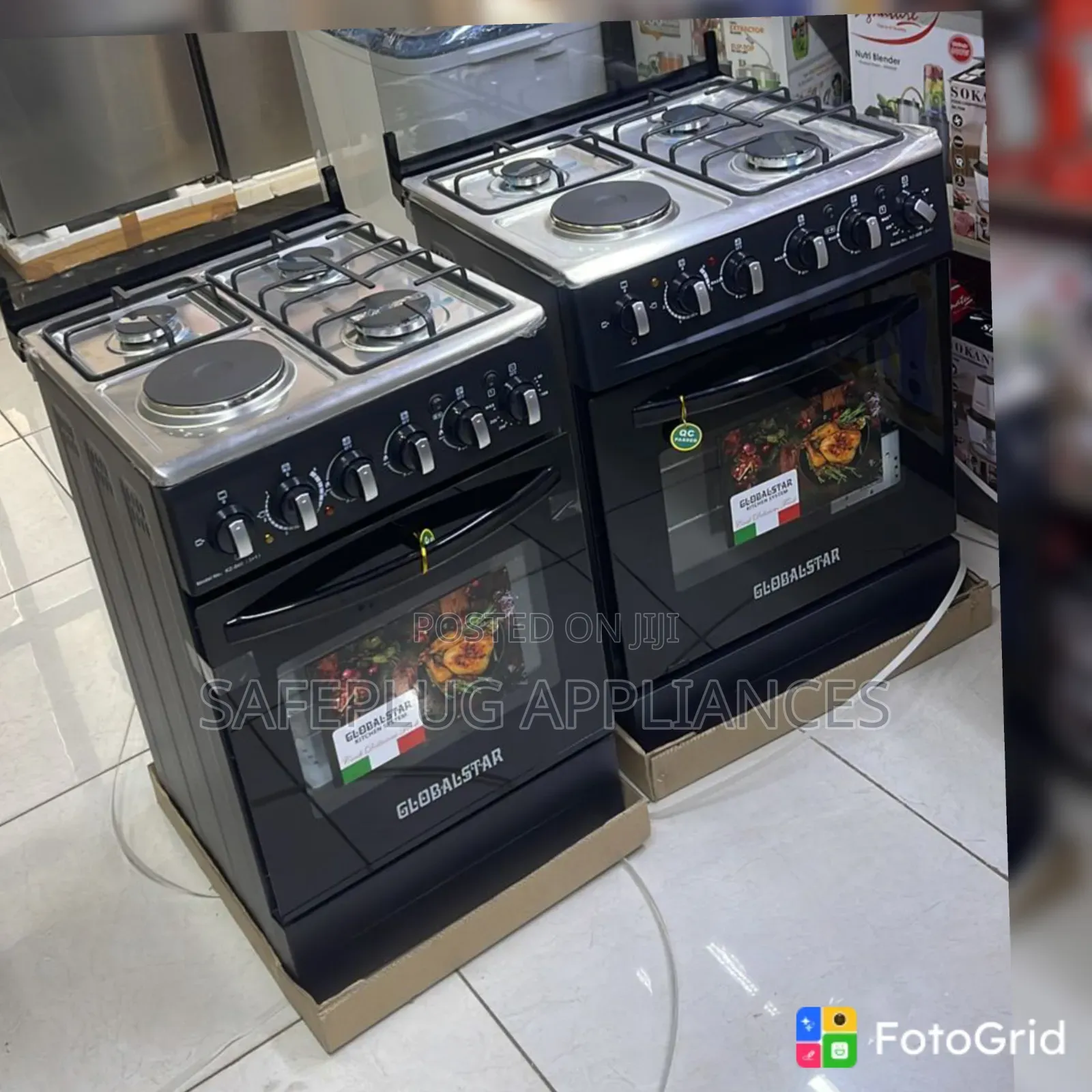 Globalstar 50×55 3+1 Standing Cooker With Electric Oven