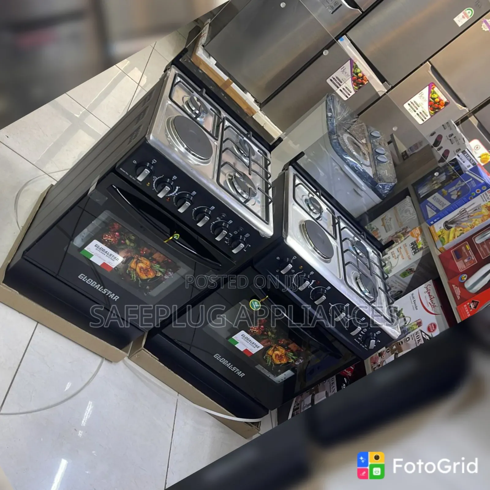 Globalstar 50×55 3+1 Standing Cooker With Electric Oven