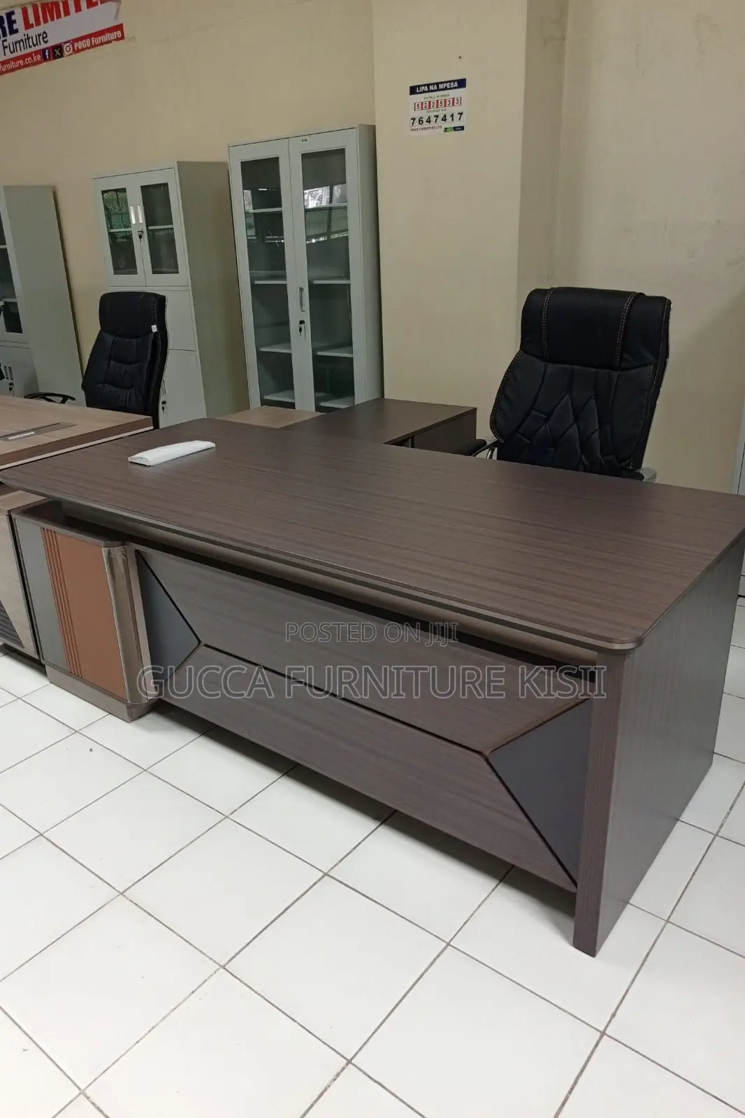 Executive Desk With Extension
