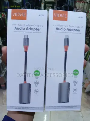Vidvie 2-in-1 Type-C to Type-C Adapter Cable.