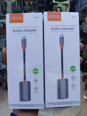 Vidvie 2-in-1 Type-C to Type-C Adapter Cable.