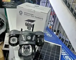 V380 4g Smart Waterproof Outdoor Triple Lens Solar Powered Camera