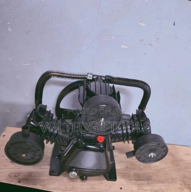 V-Twin Dual Piston Air Compressor Head Complete