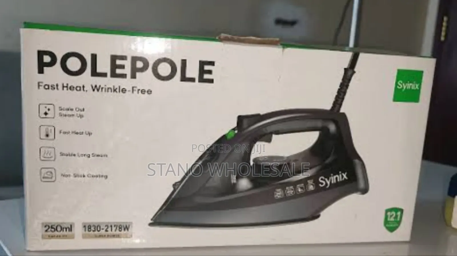 Syinix Steam Iron Box