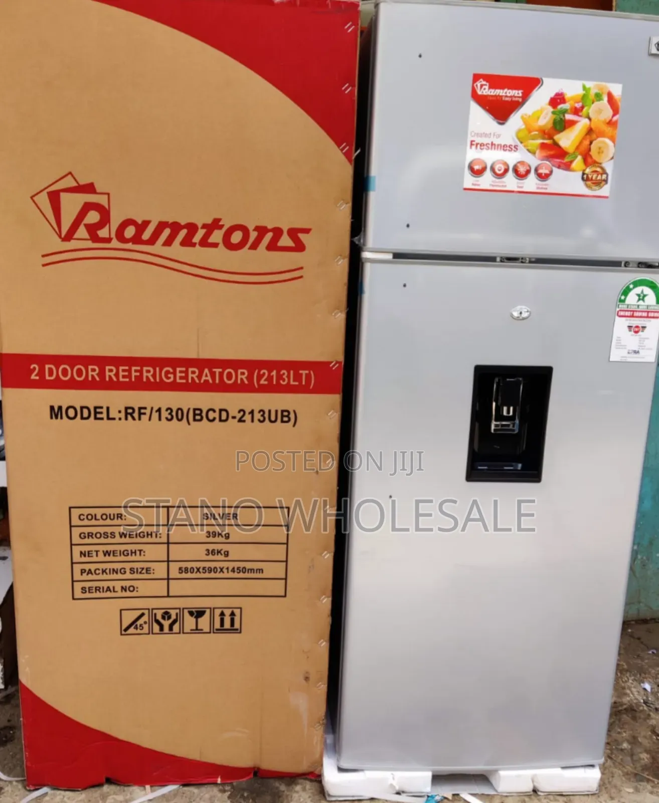 Ramtons 213l Fridge