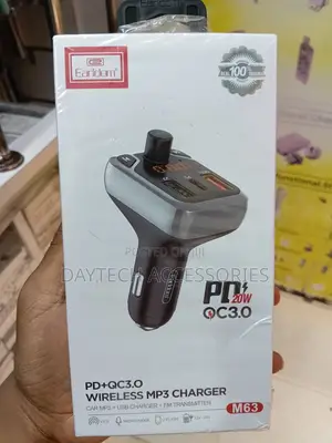 The Earldom ET-M63 Bluetooth FM Transmitter and Car Charger