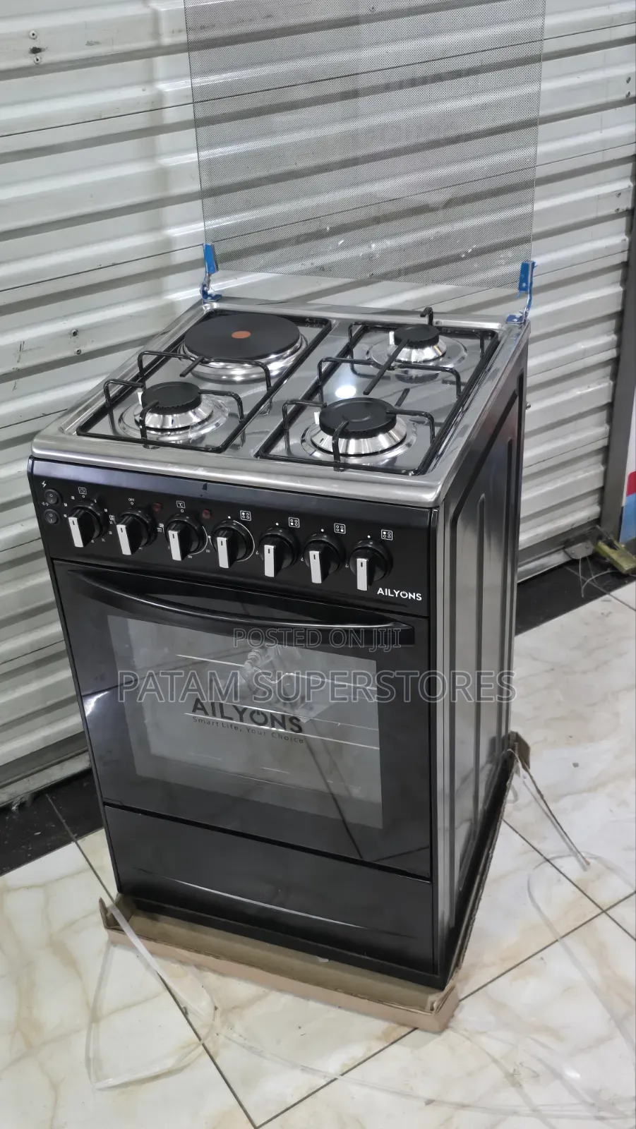Ailyons Standing Cooker 50*50 3G+1E, Electric Oven