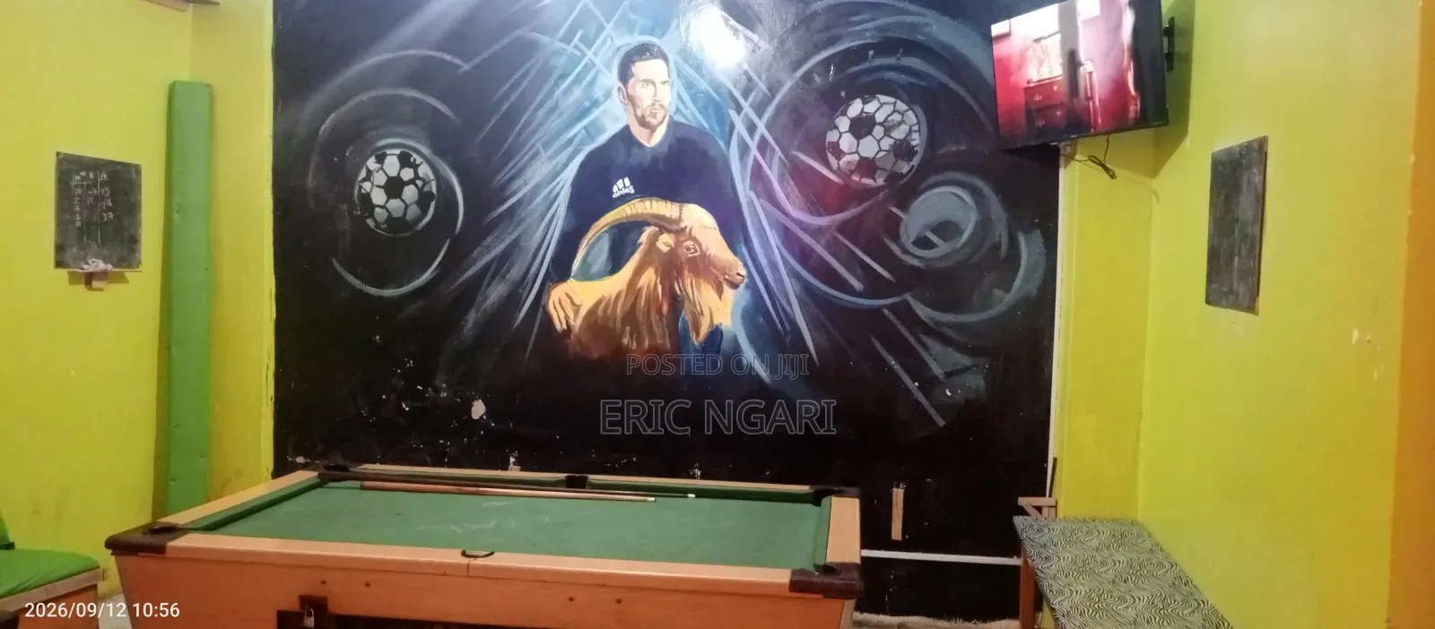 Bar and Pool Table