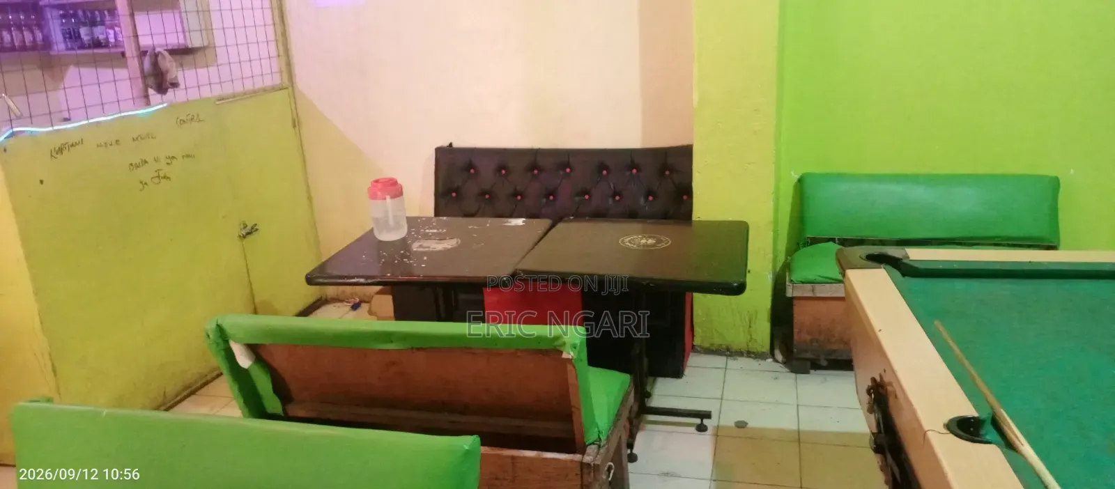Bar and Pool Table