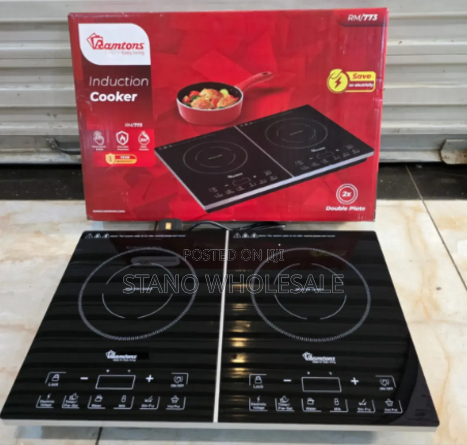 Ramtons Double Induction Cooker