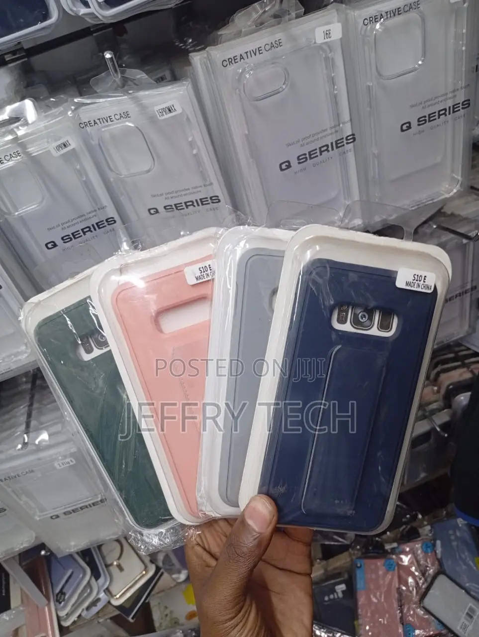 Four Soft-Touch Silicone Phone Cases for the Samsung Galaxy S10e