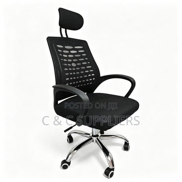 Ergonomic Computer Chair With Headrest - thumbnail 5