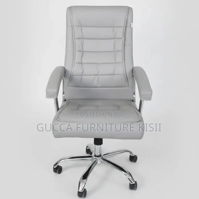 Office Chair; Executive Ergonomic Leather Office Chair